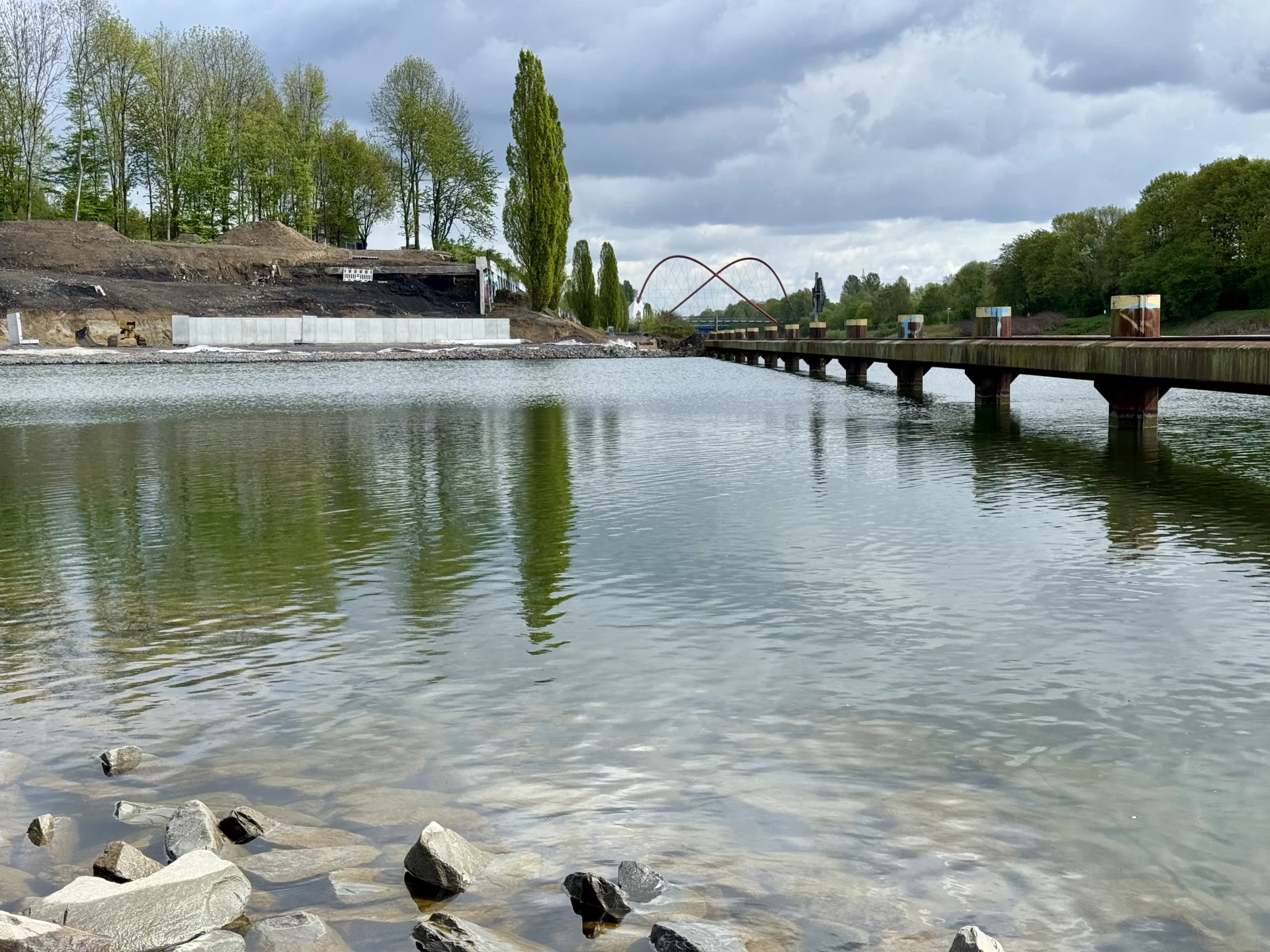 Das Wendebecken am Rhein-Herne-Kanal wurde von der IGA neu gestaltet.