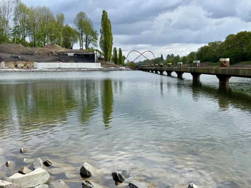 Das Wendebecken am Rhein-Herne-Kanal wurde von der IGA neu gestaltet.
