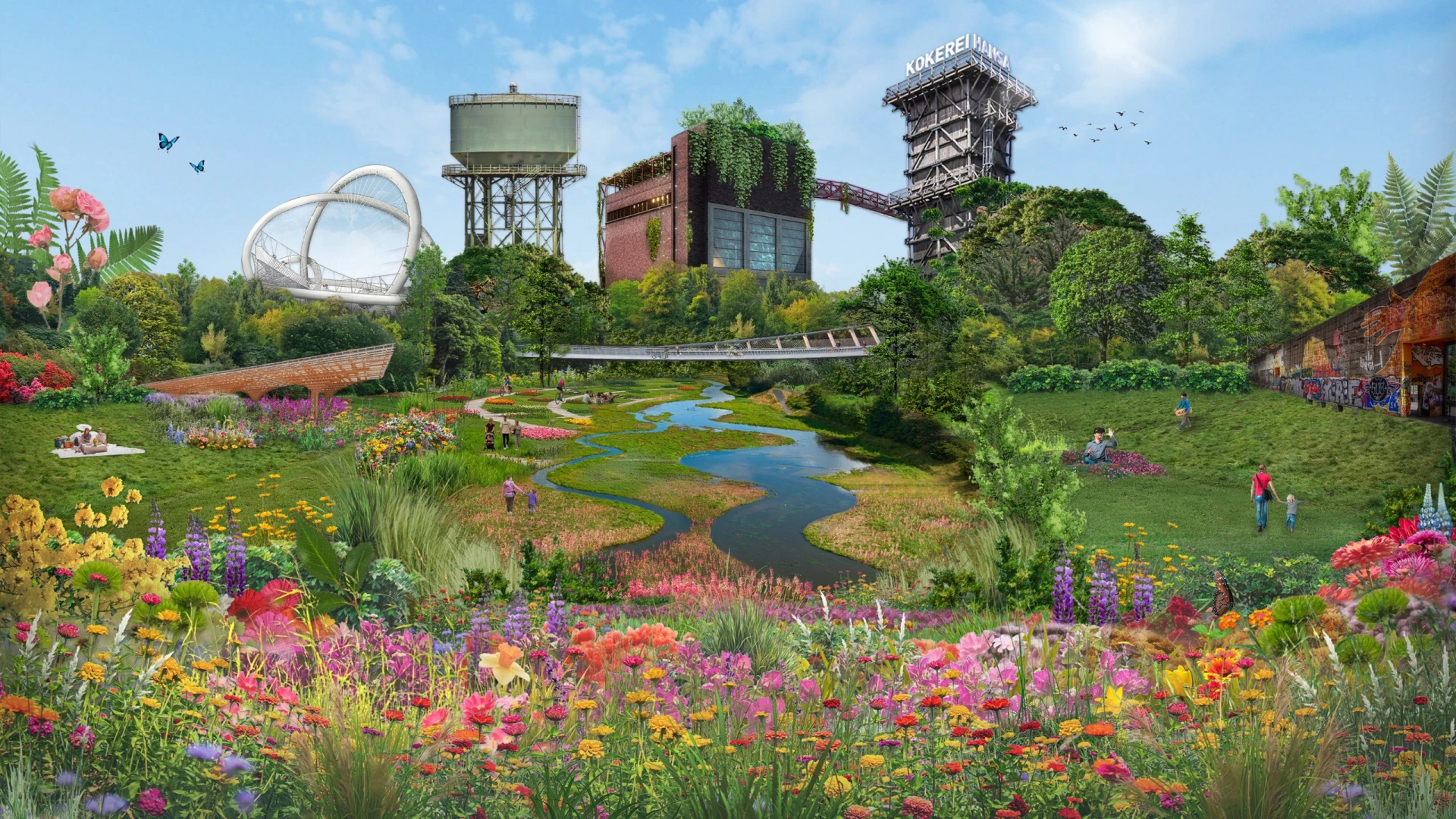 Führung über die IGA-Baustelle im Nordsternpark